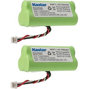 Kastar 2-Pack AAA 3.6V 1000mAh Ni-MH Rechargeable Battery Replacement for Zebra/Motorola Symbol 82-67705-01 Symbol LS-4278 LS4278-M BTRY-LS42RAAOE-01 DS-6878 Cordless Bluetooth Laser Barcode Scanner