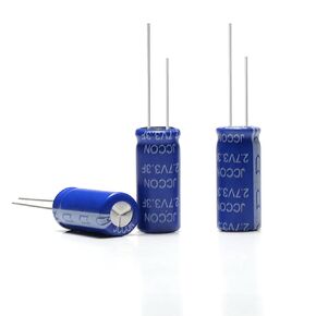 10 pcs 2.7V 10F Super Farad Capacitor, High Frequency Aluminum Electrolytic Capacitors for TV, LCD Monitor