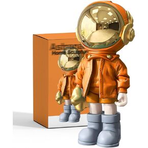 Figurine Statue Astronaut Sculpture Spaceman Decor,Sculptures Home Decor,Resin Arts Gold Shelf Decoration,Table Decor,Big Spaceman Figure Ornament Give Gifts