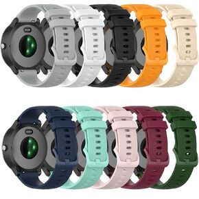 أحزمة ساعة من السيليكون الملونة الناعمة من FitTurn متوافقة مع Wahoo ELEMNT Rival RunningMultisport GPS Smartwatch بديلة سريعة الإصدار لأحزمة الساعة الرياضية بإبزيم حزام رياضي بنفس اللون مثل