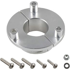 UAUS Silver 36mm CNC Adaptor For 1.5 Inch 66cc 80cc Motorized Bike Bicycle