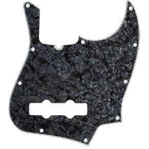 Fender Standard Jazz Bass Pick Guard (10-Hole) 4-Ply - Black Pearl