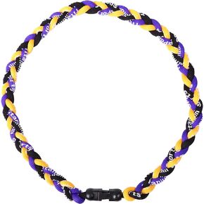 MapofBeauty 22 Inch 3 Rope Special Sport Nylon Braided Rope Three Color Necklace