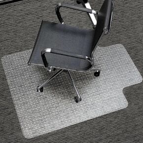 Floor Mat for Office Chair on Carpet,Non-Slip rug 36" X 47" with Lip,Transparent Plastic Carpet Protector, Heavy Duty Desk Rug for Rolling Chair,Gaming Chair Mat for Carpet,Easy to Clean in Kuwait