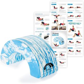 OPTP PRO-Roller Arch - Foam Roller Support and Positioning Tool – for Posture, Pilates, Stability Challenge and More – Use with 6-Inch Foam Rollers
