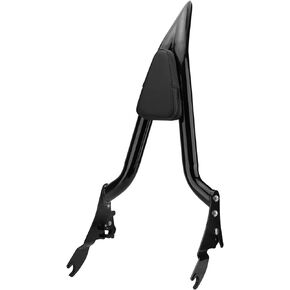 26 Inch Motorcycle Backrest Sissy Bar Detachable Passenger Assembled Backrest Rear Pad Compatible with Harley Touring Models 2009-2023 Road King Street Glide Electra Glide Road Glide