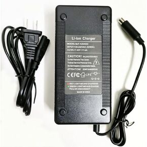 [Verified Fit] 42 Volt 4.0 Amp Super Fast Charger for Segway Ninebot MAX G2 G30 G30LP G30P, for Xiaomi Mi M365 Pro(NOT for M365), Lime & Bird 36V Scooters [No Damage to Battery]