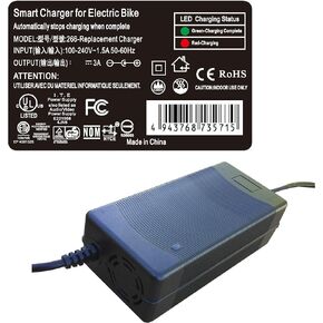 Smart Charger for SONDORS 36V Battery Electric Bike eBike