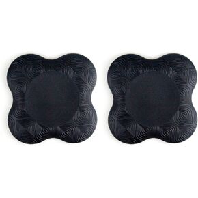 Yoga Knee Pad Support for Yoga and Pilates Excercise, Cushion for Knees,Elbow and Head（ 2 packs） (Black) in Saudi Arabia