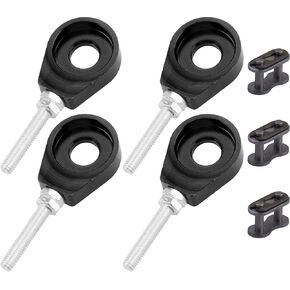 2pcs 12mm Chain Tensioner Adjusters Fit For Honda XR CRF 50 70 Bike Scooter(Red and Black)…