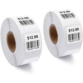 Suminey QR Code Labels Compatible Dymo 30332 (1" x 1") Square Multipurpose Labels, Compatible with Dymo Labelwriter 450, 450 Turbo, 4XL, Munbyn & Zebra Desktop Printers 2 Rolls/1500 Lables