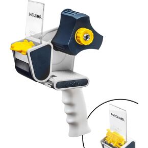 Excell Safeguard Packing Tape Dispenser, 2 Inch Wide Heavy Duty Tape Gun for Packaging, Box Sealing, Carton Sealing - 2Pack