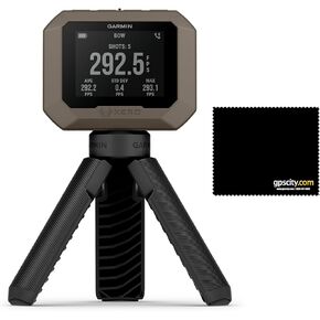 Garmin Xero C1 Pro Compact Chronograph, Simple Set Up Bundle with GPS City Microfiber Cleaning Cloth (010-02618-10)