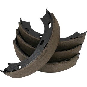 TRQ Parking Brake Shoe Set Compatible with 1968-1991 Mercedes-Benz