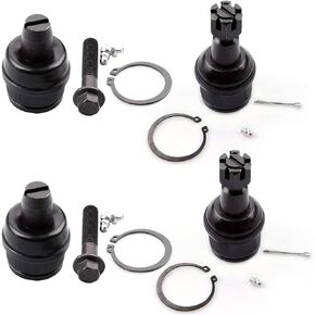 ECCPP Ball Joints Upper And Lower Kit 1992-2013 for Ford E-150 E-250 Econoline/Super Duty E-350 Club Wagon/Econoline 4PCs K80196 K80197