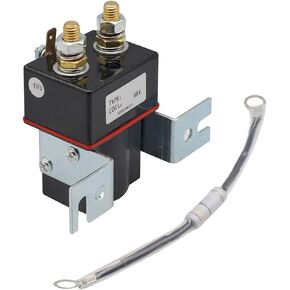 Club Car 48V 4 Terminal Albright Solenoid Coil with Resistor Assembly for 1995-Up DS and 2004-2008 Precedent Golf Carts OEM# 101908701 102774701 5722