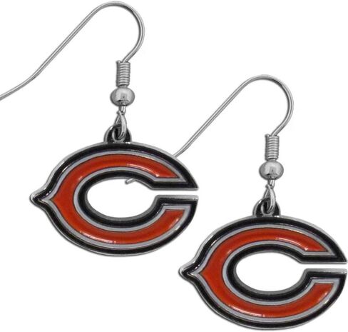 Siskiyou Sports NFL Chrome Dangle Earrings in Saudi Arabia