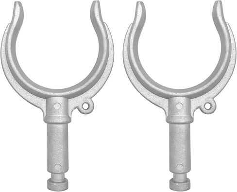 ISURE MARINE 2 قطعة من الألومنيوم قفل مجذاف Oarlock Rowlock قسط قارب الصف البحري زورق طوف المياه قارب كاياك زورق Oar قفل Rowlock الجانب جبل in Kuwait