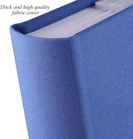 Luxury Fabric Photo Album 4x6 With Writing Space Acid Free Pockets Holds 300 Photos with Memo, 3 Per Pages Photobook Album for Wedding Vacation Family Beige in Kuwait