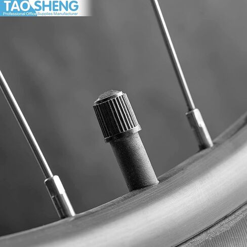 10Pcs Tyre Valve Caps, Universal Fit Plastic Dust Caps for Trucks Car Bikes Bicycles Motorbikes Prams Wheelbarrows Tires, 10 Pieces Black in Kuwait