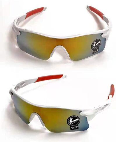 3 أزواج من النظارات الشمسية الرياضية لركوب الدراجات نظارات شمسية للبيسبول للرجال والنساء والشباب البيسبول وركوب الدراجات والصيد والجري، وحماية من الأشعة فوق البنفسجية. in Kuwait