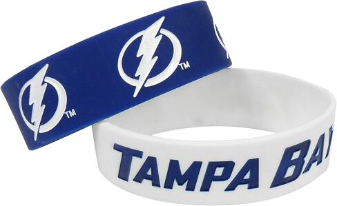 Aminco NHL Unisex-Adult Silicone Rubber Bracelet Set, 2-Pack in Saudi Arabia