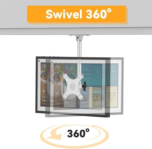 Laivli Under Cabinet Mount for Echo Show 15, Thumb Screw Height Adjustment in Kuwait