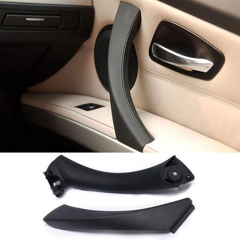 مجموعة استبدال مقبض الباب Jaronx لسيارات BMW 3 Series E90/E91، غطاء خارجي + مقبض سحب الباب مقبض باب الركاب لسيارة BMW 316 318 320 323 325 328 330 335 (2004-2011) (الجانب الأيمن، مقبض سحب + غطاء خارجي) in Saudi Arabia