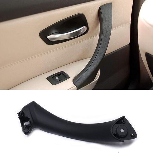 مجموعة استبدال مقبض الباب Jaronx لسيارات BMW 3 Series E90/E91، غطاء خارجي + مقبض سحب الباب مقبض باب الركاب لسيارة BMW 316 318 320 323 325 328 330 335 (2004-2011) (الجانب الأيمن، مقبض سحب + غطاء خارجي) in Saudi Arabia