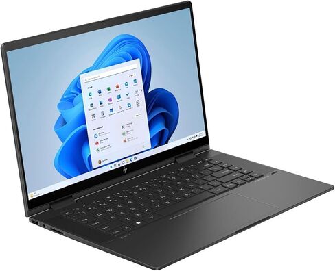 كمبيوتر محمول Envy x360 Touch 2 في 1، شاشة 15.6 بوصة FHD IPS، AMD Ryzen 5 7530U (Beat i7-11600H)، ذاكرة الوصول العشوائي 8 جيجابايت، 1 تيرابايت NVMe SSD، لوحة مفاتيح بإضاءة خلفية، Wi-Fi 6E، USB-C، كابل SPS HDMI، فوز 11 برو، نايتفول بلاك in Saudi Arabia