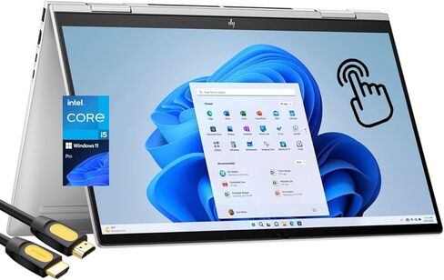 كمبيوتر محمول Envy 2 في 1، شاشة لمس LED IPS FHD مقاس 15.6 بوصة، الجيل الثالث عشر Intel Core i5-1335U، ذاكرة الوصول العشوائي 8 جيجابايت، 1 تيرابايت PCIe SSD، كاميرا ويب، WiFi 6E، لوحة مفاتيح بإضاءة خلفية، Thunderbolt 4، HDMI، كابل SPS HDMI، ويندوز 11 طليعة in Saudi Arabia