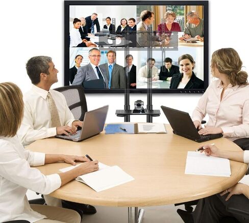 حامل تلفزيون Suptek المحمول مع عجلات ورف لشاشات LCD مقاس 32-70 بوصة وLED وبلازما وشاشة مسطحة بحد أقصى VESA 600x400 (ML5074-3) in Kuwait