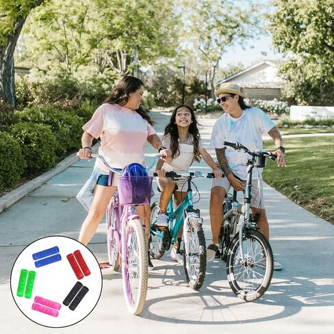 5 Pairs Bicycle Brake Lever Silicone Cover, 5 Colors Anti-Slip Brake Handle Silicone Sleeve for Mountain Road Bike Brake Cover. in Kuwait