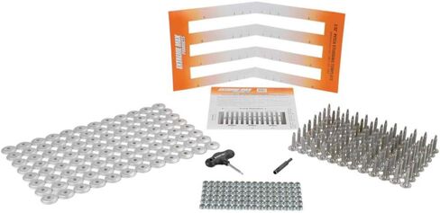 Extreme Max 5001.5463 96-Stud Track Pack with Round Backers - 1.00" Stud Length in Saudi Arabia