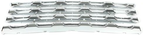 HECASA Grille Insert Compatible with 2020-2023 Chevy Silverado 2500/3500 HD Truck Painted Grill Overlay Plastic Gloss Black in Saudi Arabia
