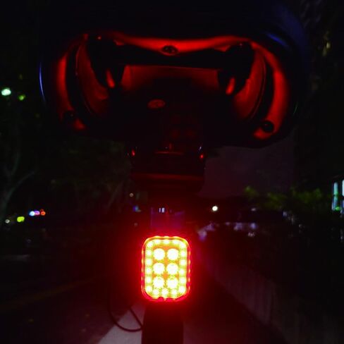 Bike Light Set for Night Riding - Bike Headlight & Taillight with 6 Spot & Flood Beams ，USB Rechargeable Bike Lights Front and Back for All Bicycles, Road, Mountain in Kuwait