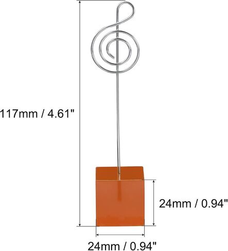 PATIKIL Resin Cube Base Picture Card Holder, 3 Pack Note Shape Metal Clip Wire Clip Note Table Stand Holder for Party Meeting Wedding Displaying, Purple in Saudi Arabia