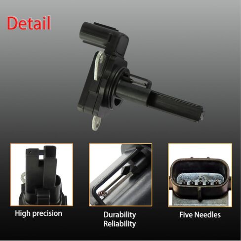 22204-38010 MAF مستشعر تدفق الهواء الشامل متوافق مع 2008-2016 لكزس LS600H 5.0L، 2007-2017 لكزس LS460 4.6L، 2008-2011 لكزس GS460 4.6L، 22204-38020 MA460 AF10426 MAS0444 in Kuwait