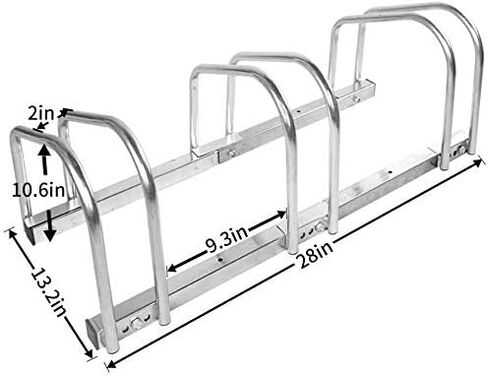 أدوات منزلية 3 أرضية للدراجات، حامل تخزين قابل للتعديل، رف الدراجة، مرآب للسيارات in Kuwait