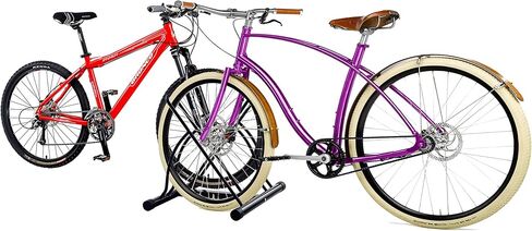 Bike Rack – Dual Bicycle Stand for 2 Mountain, Road, or Kid’s Bikes – Indoor or Outdoor Bike Storage – Steel Bike Rack for Truck by RAD Cycle in Kuwait