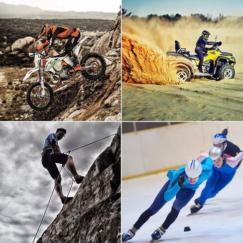 1 Pair Unisex Sports Motorbike Riding Gloves Full Finger Protective Touch Screen Gloves in Saudi Arabia