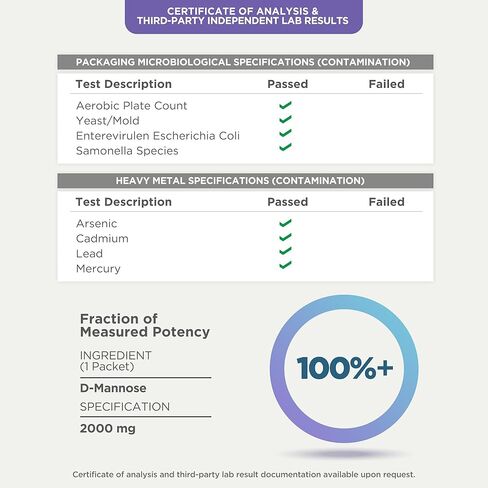 biophix Mannose2GO USDA Organic D-Mannose مع البروبيوتيك 2000 مجم 70 عبوة - فاكهة الراهب - التوت البري - يدعم صحة المسالك البولية ورفاهية الجهاز الهضمي in Kuwait