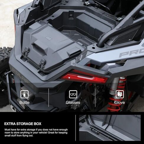 KIWI MASTER 36 QT Forward Cargo Box Compatible with 2022 2023 2024 Polaris RZR PRO R Accessories Rear Storage Bin 2884236 in Saudi Arabia