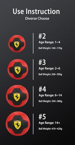فيراري رقم 3 كرة قدم صغيرة الحجم 7.5 بوصة إصدار محدود in Kuwait