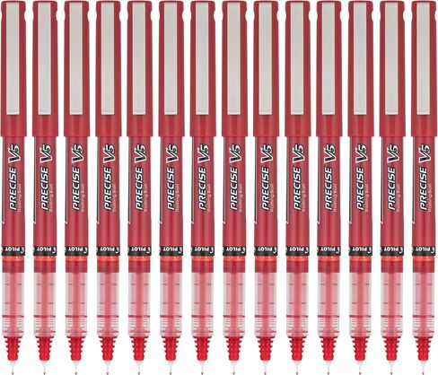 بايلوت، Precise V5، أقلام حبر سائل ذات كرة دوارة ذات غطاء، نقطة دقيقة للغاية 0.5 مم، أسود، عبوة من 14 قلمًا in Saudi Arabia