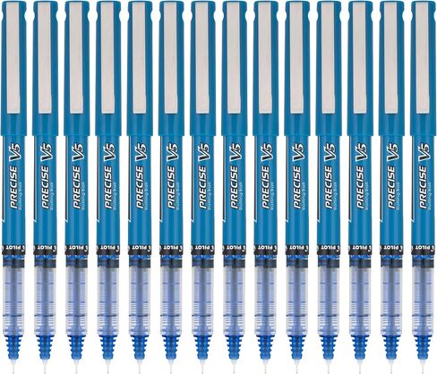 بايلوت، Precise V5، أقلام حبر سائل ذات كرة دوارة ذات غطاء، نقطة دقيقة للغاية 0.5 مم، أسود، عبوة من 14 قلمًا in Saudi Arabia