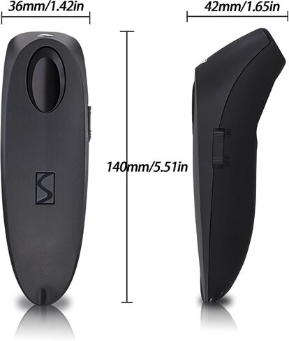 Bluetooth Wireless Handheld Barcode Scanner with Base 2.4G Wireless+USB Wired 1D 2D Barcode Scanner QR PDF417 Data Matrix UPC Rechargeable Bar Code Scanner for Laptops/PC/Android/Apple iOS in Saudi Arabia