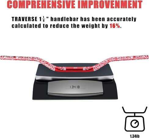 1 1/8 مقود سميك مع دعامات مقابض للقضيب. تناسب RAPTOR700 TBR7 YZ85 CR85 RM250 CRF250 YZ250 KX250 وما إلى ذلك. الدراجة الترابية ATV (أسود + أبيض) in Kuwait