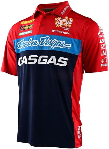 Troy Lee Designs Motorcycle Motocross Racing Pit Shirt, TLD GASGAS Team Pit Shirt in Saudi Arabia