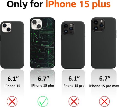 حافظة هاتف مصممة لهاتف iPhone 15 Pro، حافظة هاتف Eagle، غطاء حماية ناعم مضاد للصدمات للنساء والفتيات، حافظة هاتف نحيفة مضادة للخدش لهاتف iPhone 15 Pro 6.1 بوصة in Kuwait